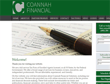 Tablet Screenshot of coannahfinancial.org